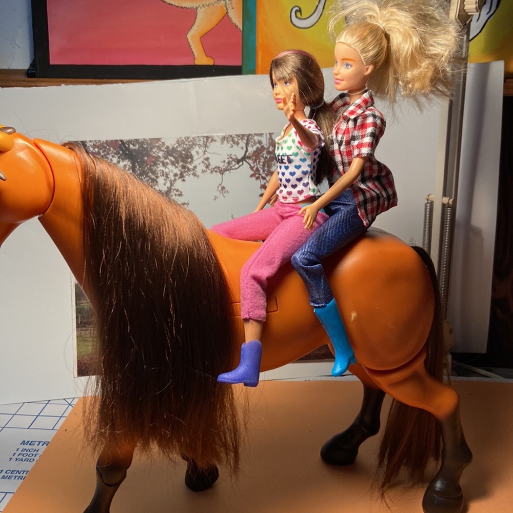 Barbie, Skipper and Spirit